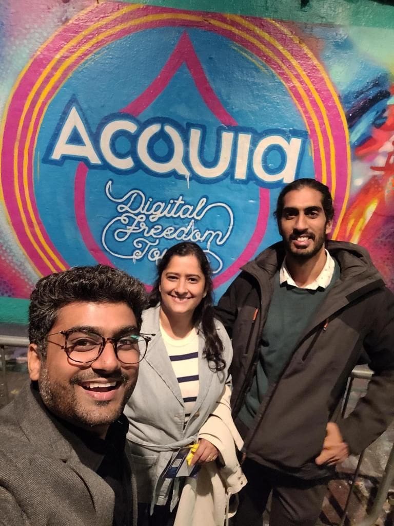 Acquia Engage in London with Material team