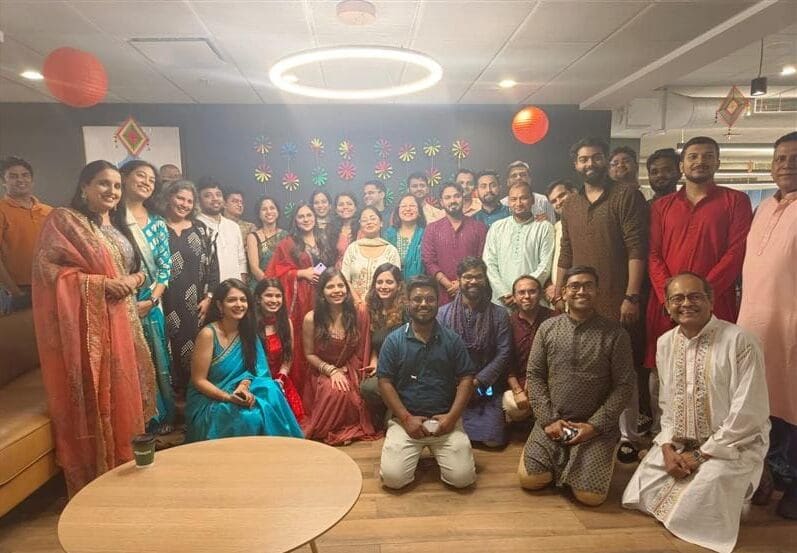 Material team gathering in India